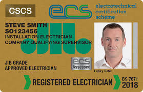 Approved Electrician Gold ECS Card